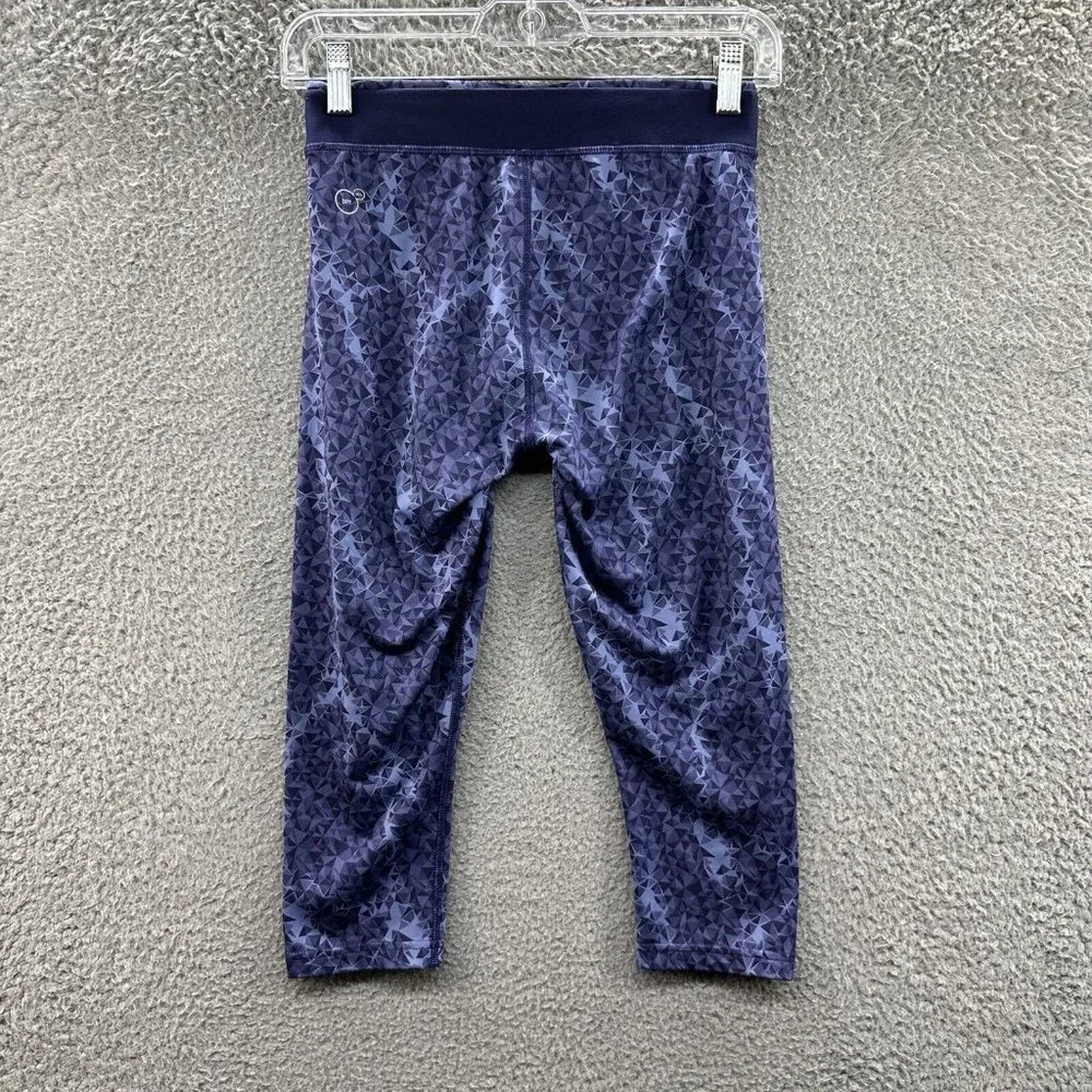 Puma Leggings Women's Small Purple Geometrical Print‎ Capri Leggings